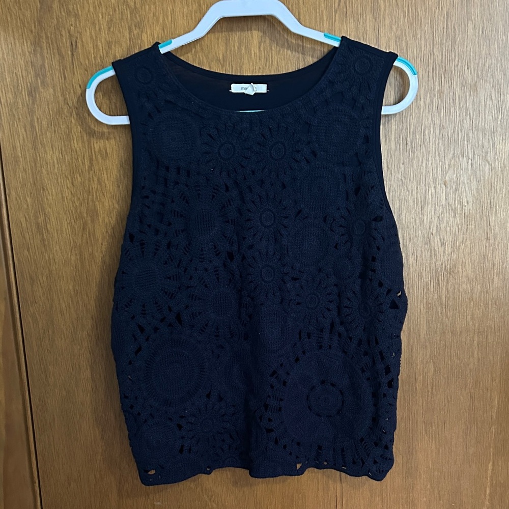 Maurices Navy Blue Sleeveless Top